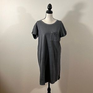 Lucky Brand Army Green Soft T-Shirt Dress Size XS
